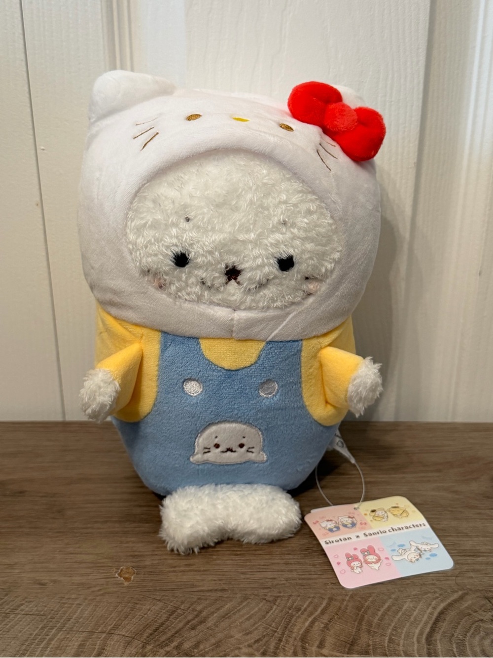 9" Sirotan x Sanrio Characters Hello Kitty Mascot Plush Creative Yoko Shirotan